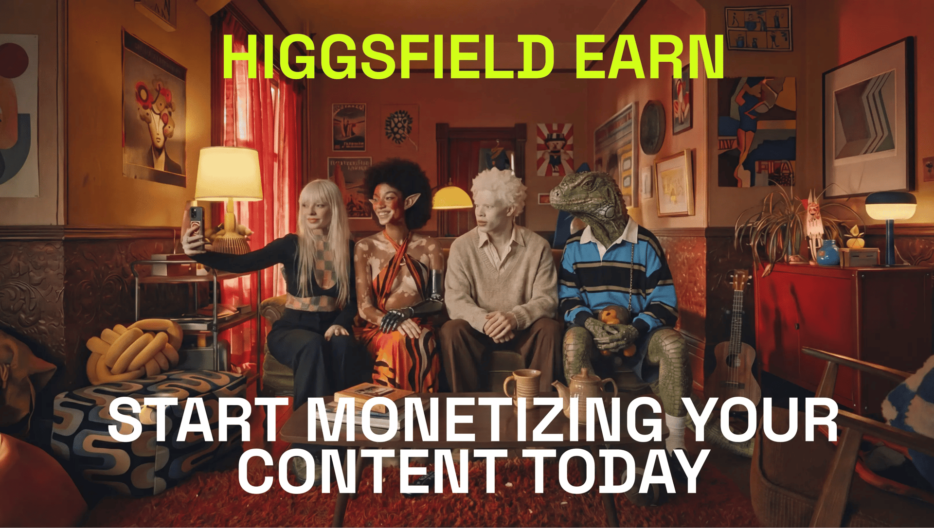 Higgsfield Earn: Monetization Platfrom