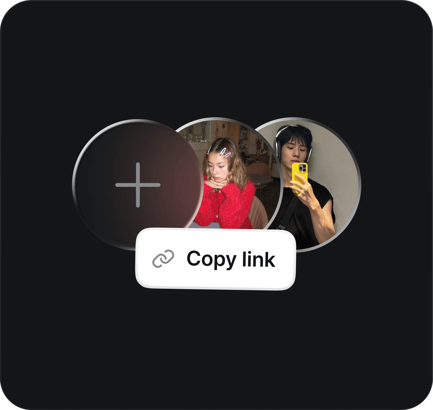 Invite teammates & generate: Add teammates by username or share an invite link. Collab and generate together