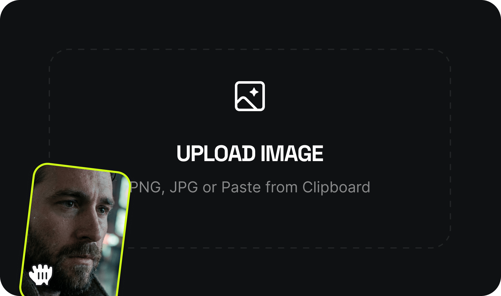 UPLOAD YOUR PHOTO: Use a clear selfie or portrait - our AI preserves your features with precision