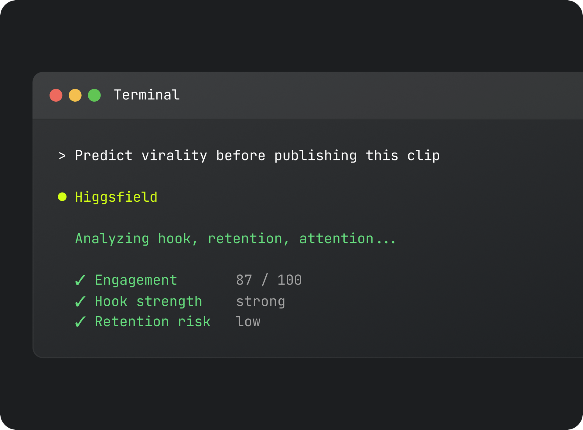 Engagement score