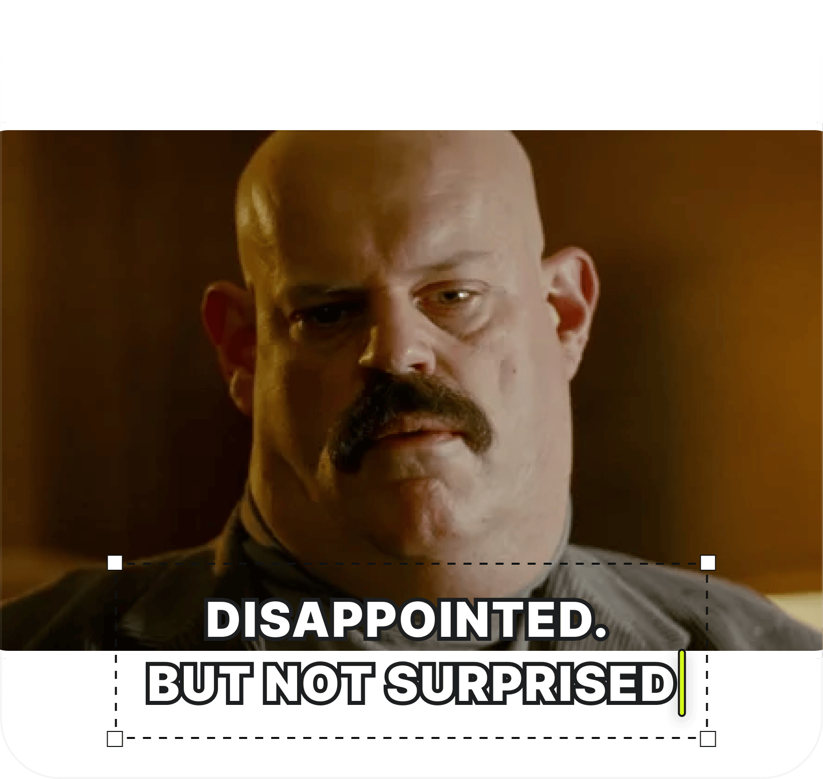 Add your own text: Pick a preset, then write and tweak the caption